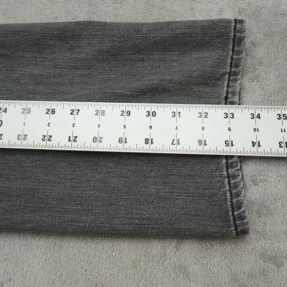 Levi's 501 Jeans Mens Size 38x34 Gray Original Fit Button Fly Straight Denim